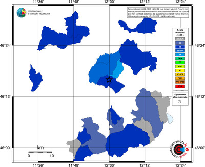 Mappa MCS - territori comuni