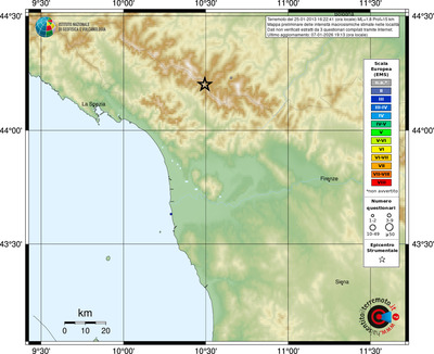 Mappa EMS - località