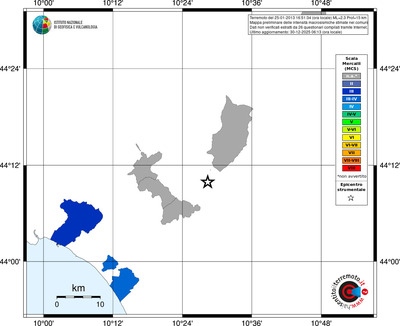 Mappa MCS - territori comuni