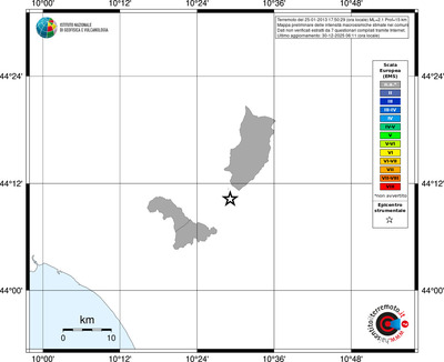 Mappa EMS - territori comuni