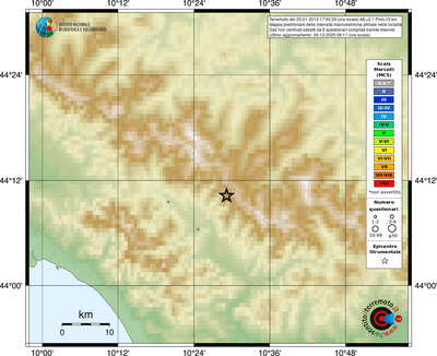 Mappa MCS - località