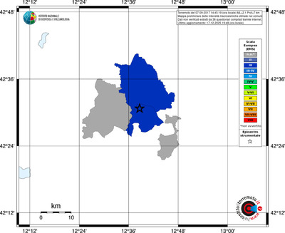 Mappa EMS - territori comuni