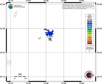 Mappa MCS - territori località