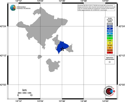 Mappa EMS - territori comuni