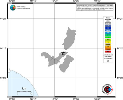 Mappa MCS - territori comuni