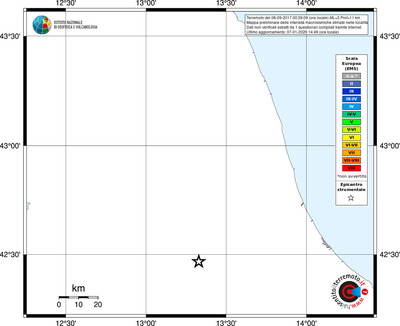 Mappa EMS - territori località