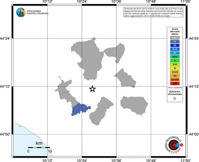 Mappa MCS - territori comuni