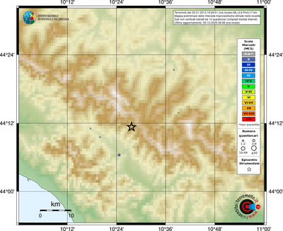 Mappa MCS - località