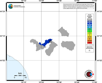 Mappa EMS - territori comuni