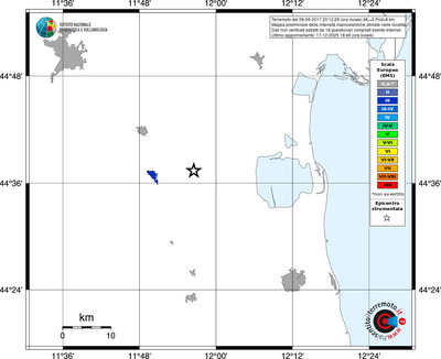 Mappa EMS - territori località