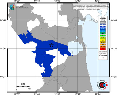 Mappa EMS - territori comuni