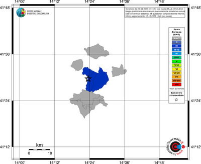 Mappa EMS - territori comuni