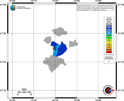 Mappa MCS - territori comuni