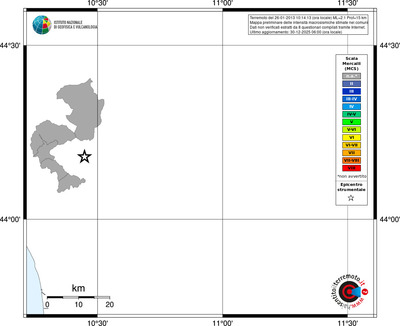 Mappa MCS - territori comuni