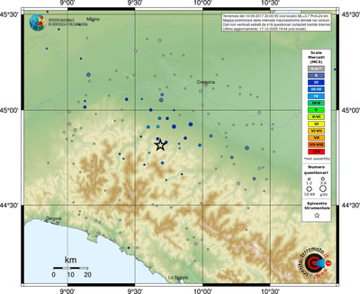 Mappa MCS - comuni