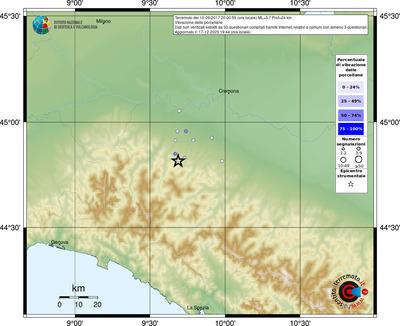 Mappa comuni con almeno 3 questionari