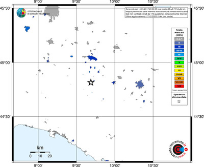 Mappa MCS - territori località