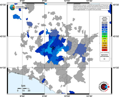 Mappa MCS - territori comuni