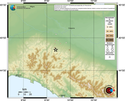 Mappa comuni con almeno 3 questionari