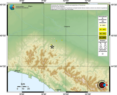 Mappa comuni con almeno 3 questionari