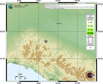Mappa comuni con almeno 3 questionari