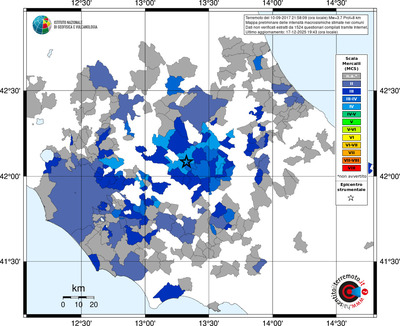 Mappa MCS - territori comuni