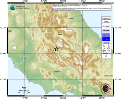 Mappa comuni con almeno 3 questionari