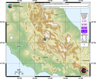 Mappa comuni con almeno 3 questionari