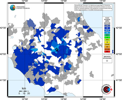 Mappa EMS - territori comuni