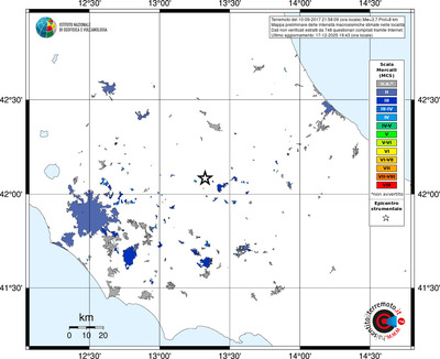 Mappa MCS - territori località