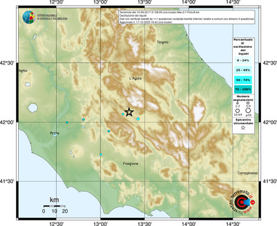 Mappa comuni con almeno 3 questionari