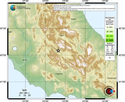 Mappa comuni con almeno 3 questionari