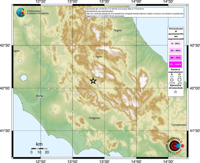 Mappa comuni con almeno 3 questionari