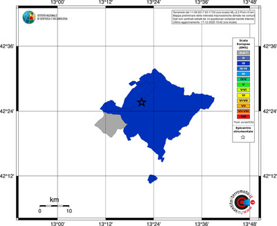 Mappa EMS - territori comuni