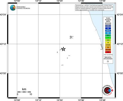 Mappa EMS - territori località