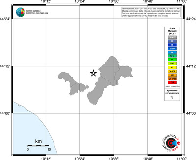 Mappa MCS - territori comuni