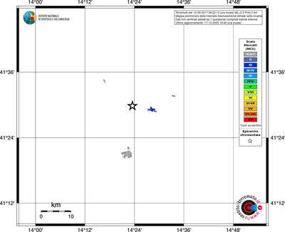 Mappa MCS - territori località