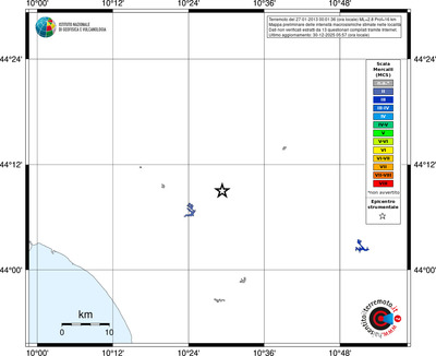 Mappa MCS - territori località