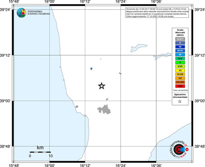 Mappa MCS - territori località