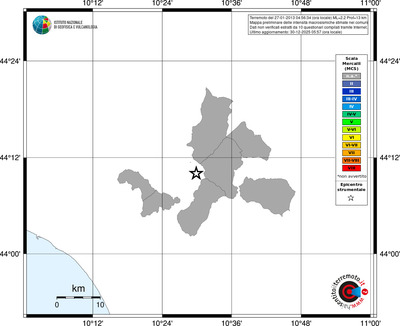 Mappa MCS - territori comuni