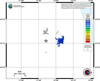 Mappa EMS - territori località