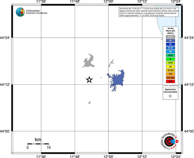 Mappa MCS - territori località