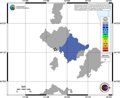 Mappa MCS - territori comuni