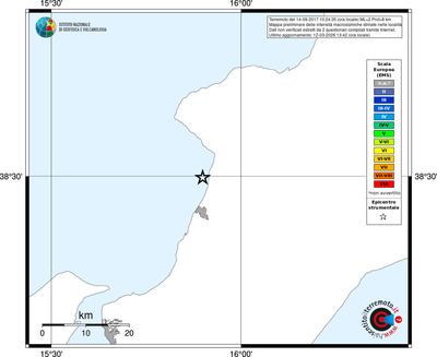 Mappa EMS - territori località