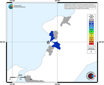 Mappa EMS - territori comuni