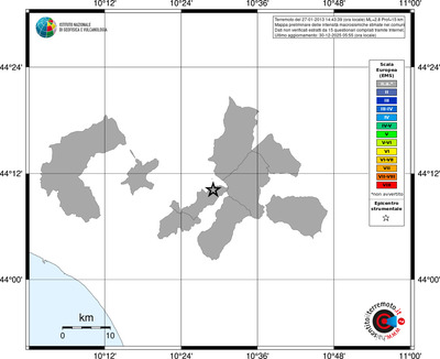Mappa EMS - territori comuni