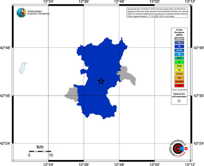 Mappa EMS - territori comuni