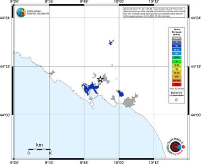 Mappa EMS - territori località