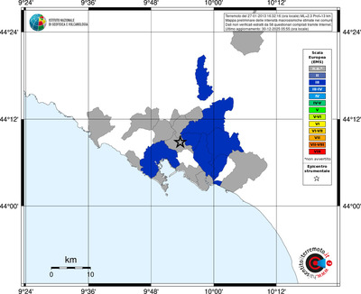 Mappa EMS - territori comuni