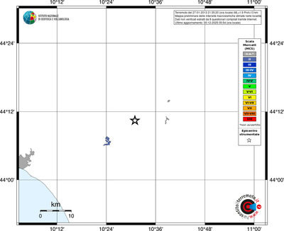 Mappa MCS - territori località